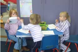 Fourfold children doing activities