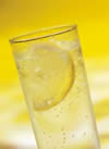 Glass of lemonade