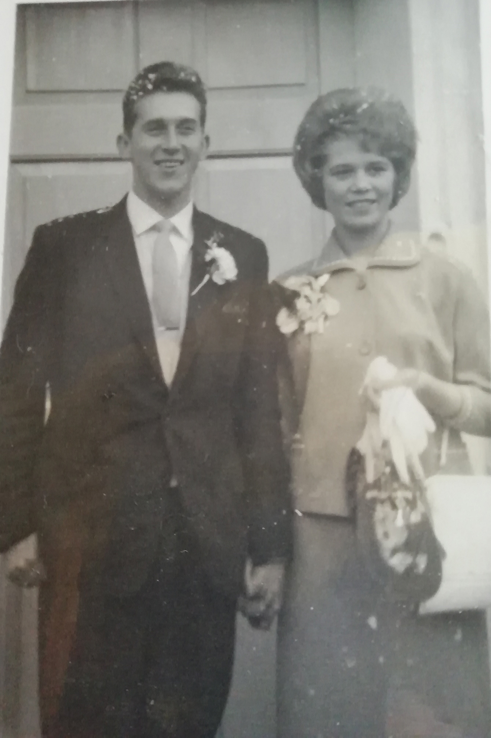 Keith Perkins Keith and Jenny on their wedding day