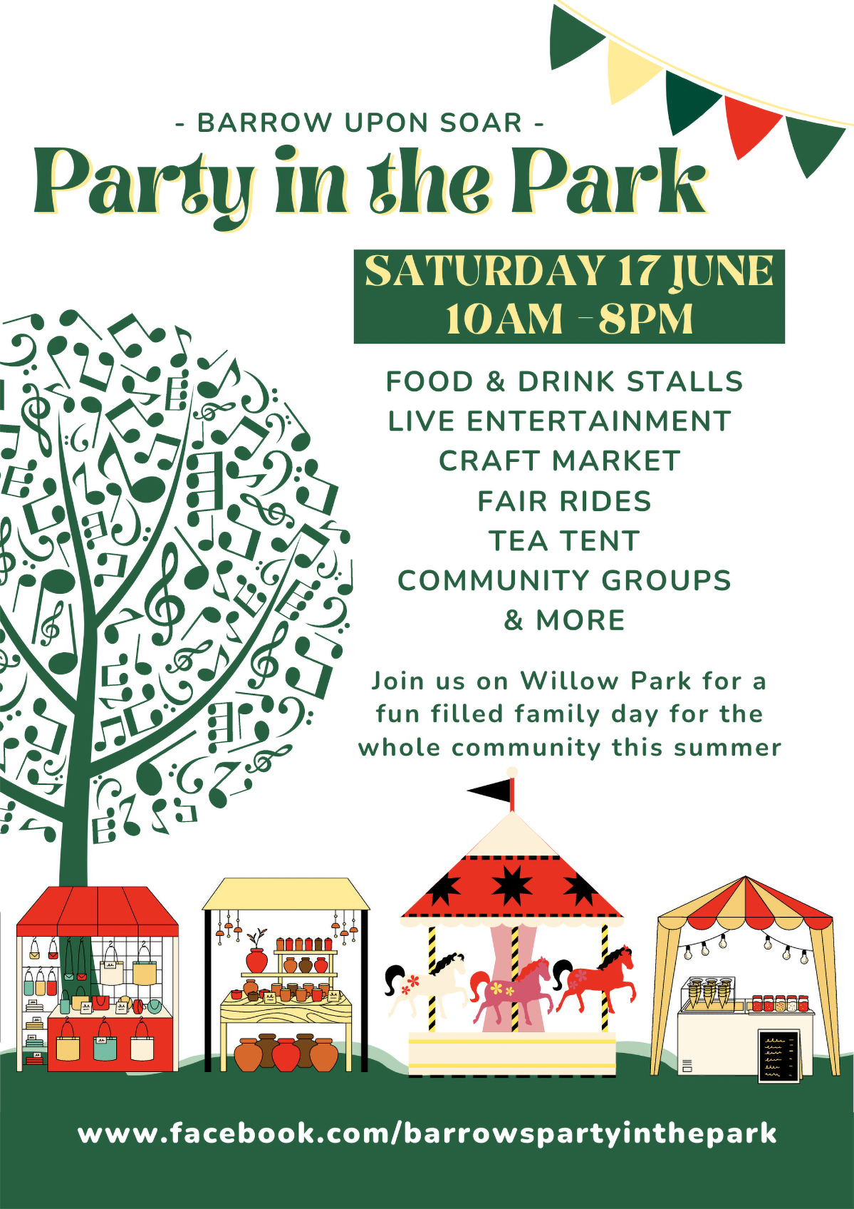 22_Village Life 2023 Party in the Park Poster