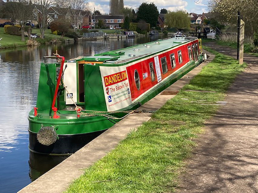 40 years of Baldwin Boating The Dandelion on the River Soar