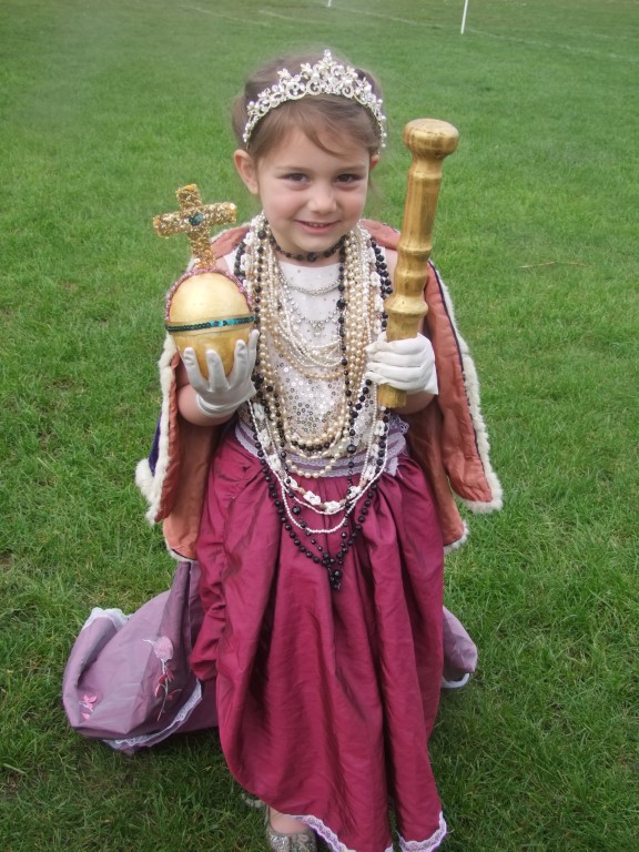 Barrow Summer Fete. The winning Queen, Francesca (Medium)