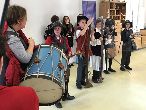 National Civil War Centre  children enjoying reenactment